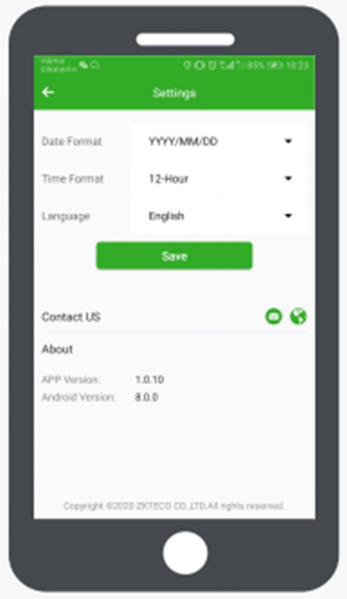 ZKBIOTIME-APP9