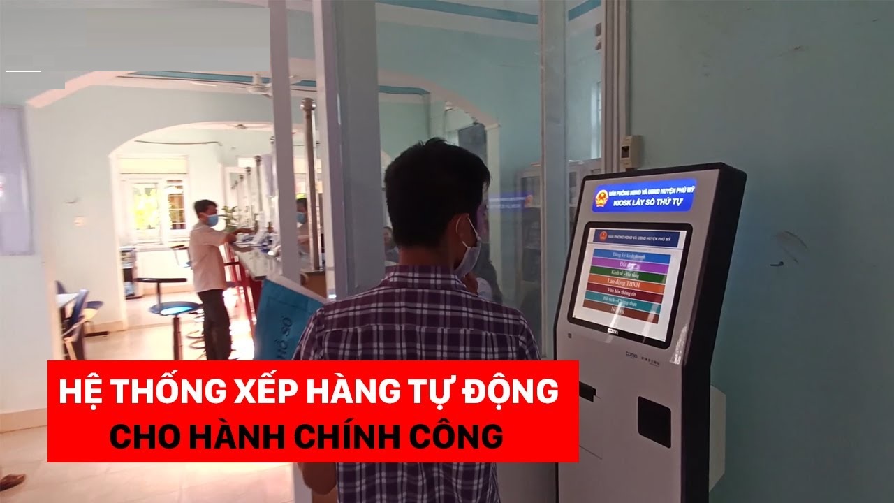 KIOSK lấy số thứ tự - hệ thóng xếp hàng tự động digiplus