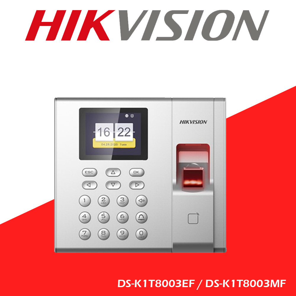 Máy chấm công vân tay và thẻ từ DS-K1A8503EF (HIKVISION)
