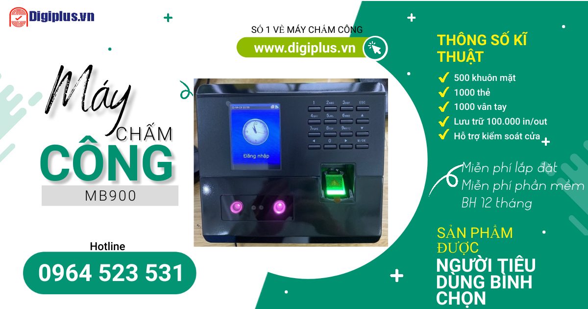 M&aacute;y chấm c&ocirc;ng khu&ocirc;n mặt MB900