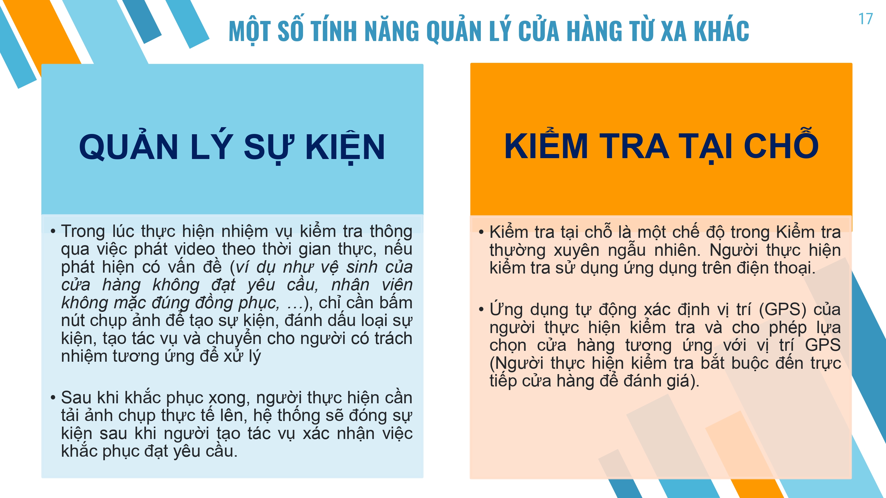 Giải pháp quản lý cửa hàng, chuỗi cửa hàng toàn diện : kiểm tra, quản lý , đếm người