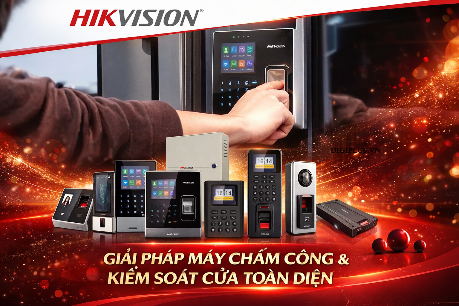 M&Aacute;Y CHẤM C&Ocirc;NG KIỂM SO&Aacute;T RA V&Agrave;O HIKVISION