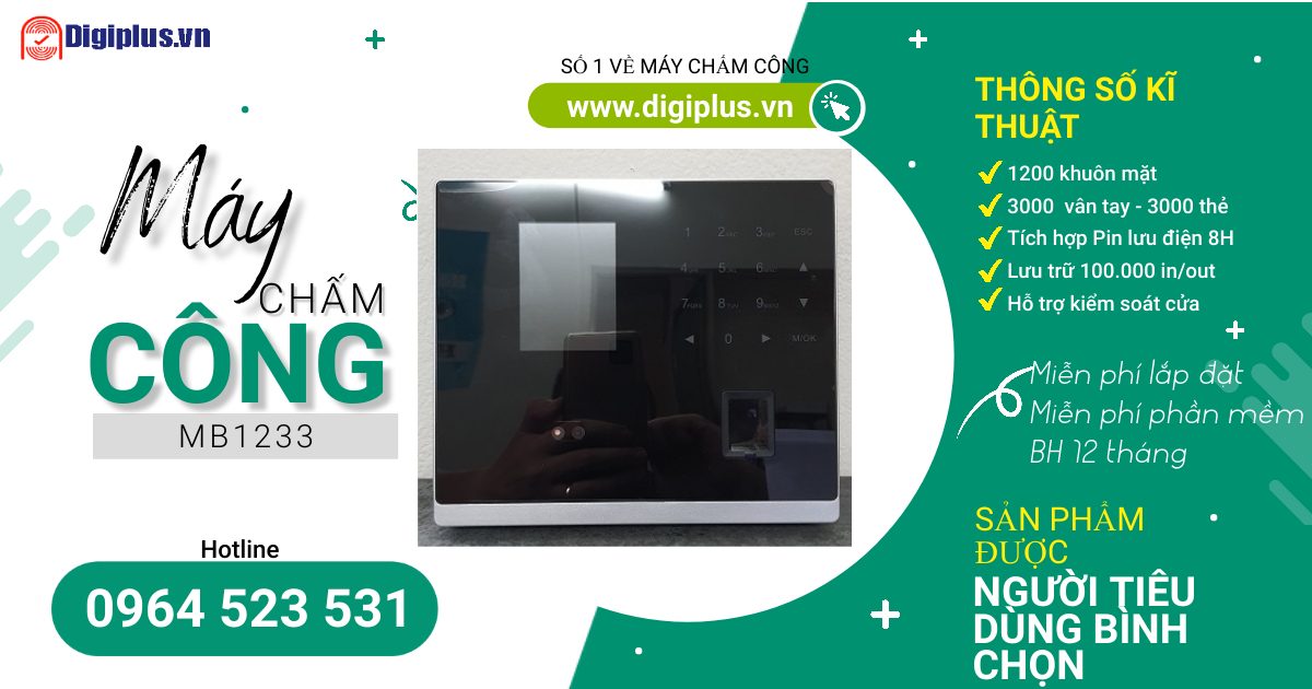 M&aacute;y chấm c&ocirc;ng khu&ocirc;n mặt MB1233