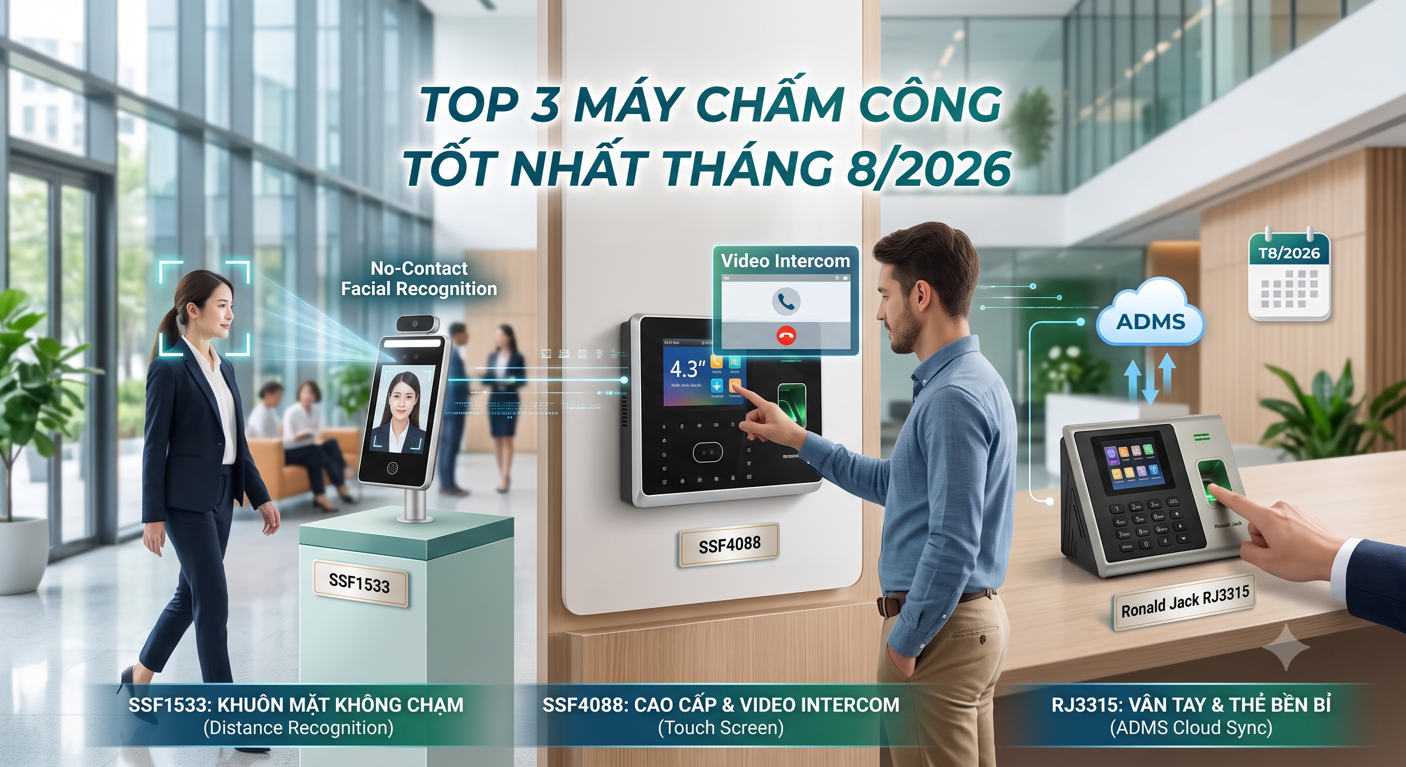 top3 m&aacute;y chấm c&ocirc;ng tốt nhất th&aacute;ng 8 năm 2026