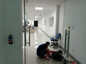 Digiplus lắp đặt hệ thống kiểm soát cửa ra vào Suprema tại công ty RFTech 2